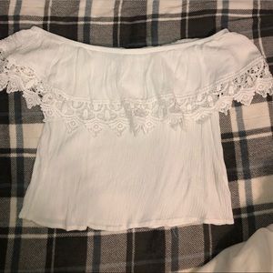 Off the shoulder shirt